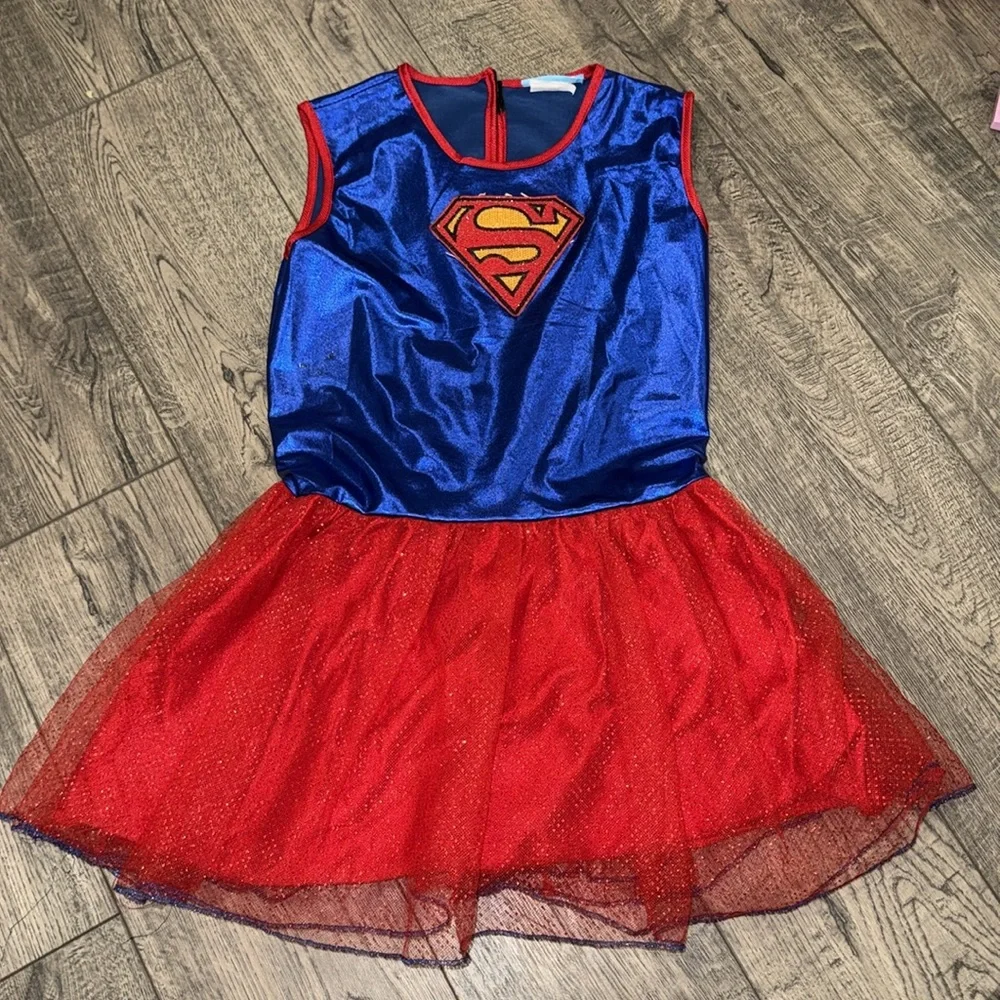 Superhero Kids Costume - Red and Blue 7/8